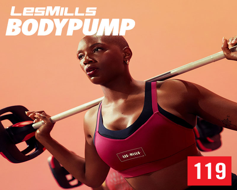 Hot Sale LesMills Q4 2021 Routines BODY PUMP 119 releases New Release DVD, CD & Notes